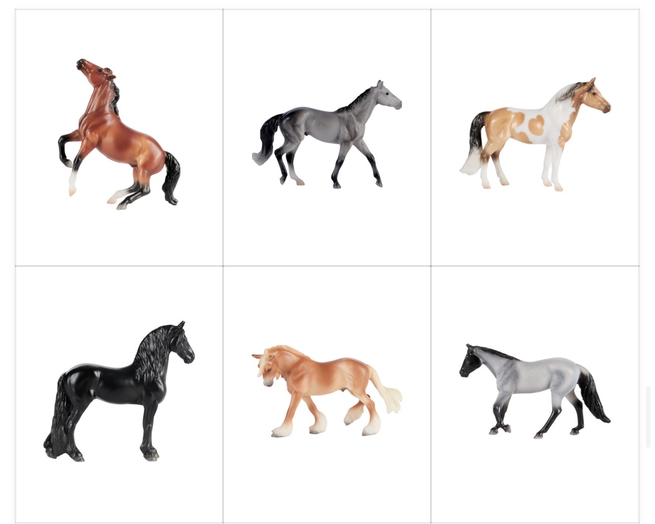 Breyer Stablemates Horse Collection #10592 set of 6